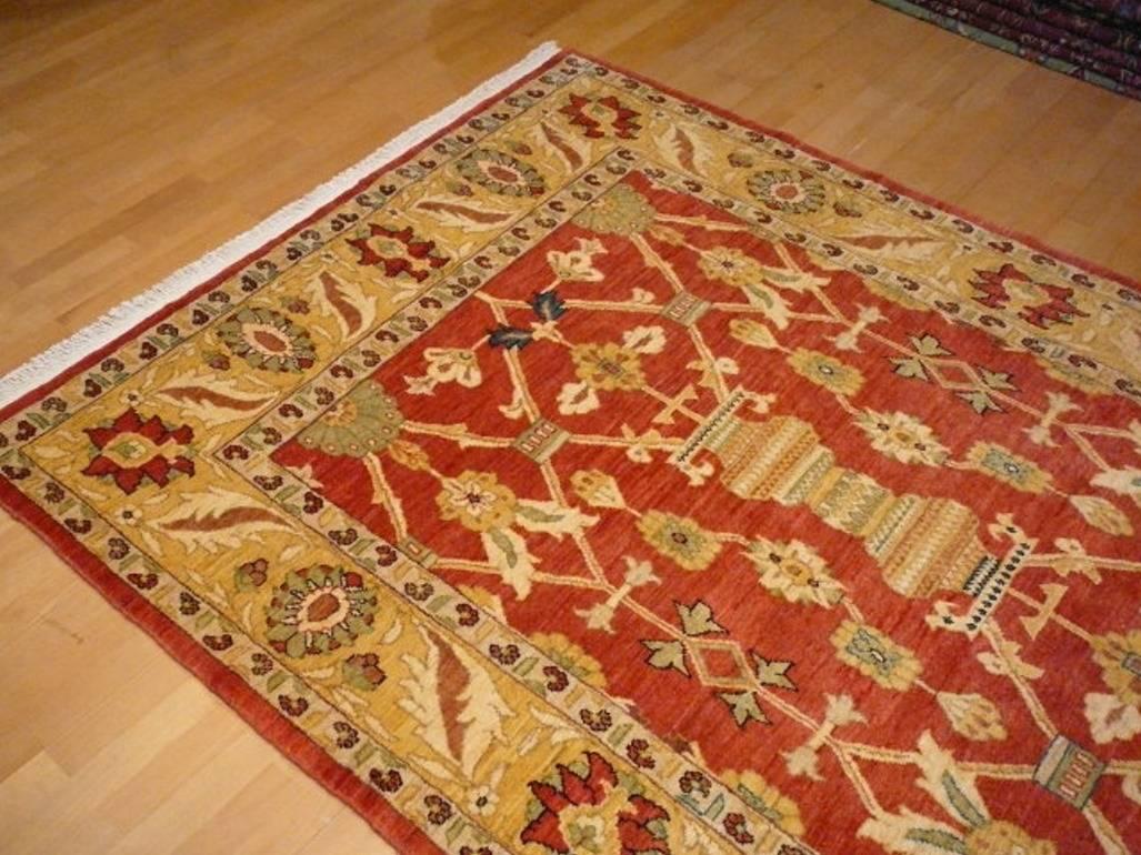 Afghan Impressive Ziegler Mahal hand knotted rug For Sale