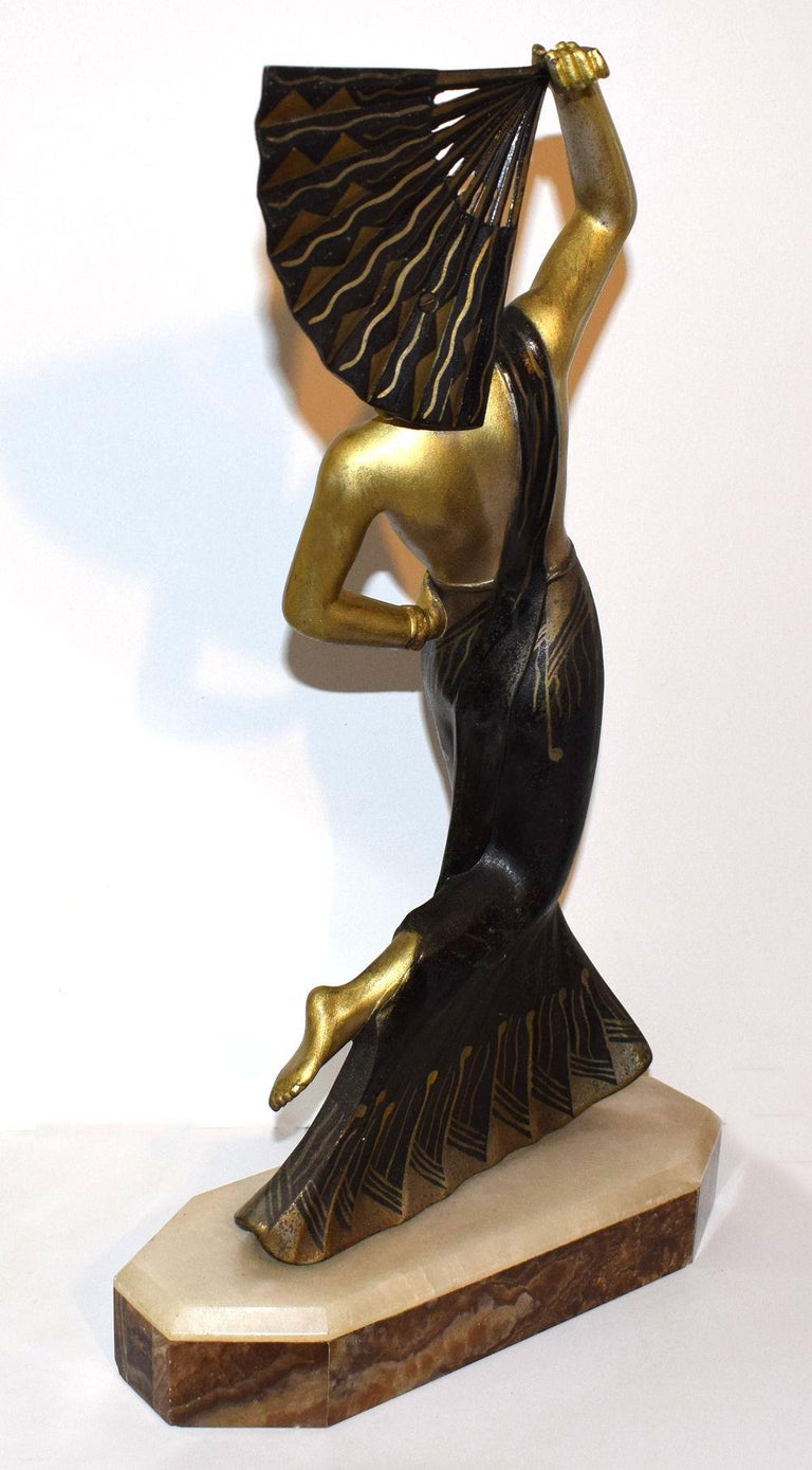 Impressively Large Female Art Deco Figure at 1stdibs