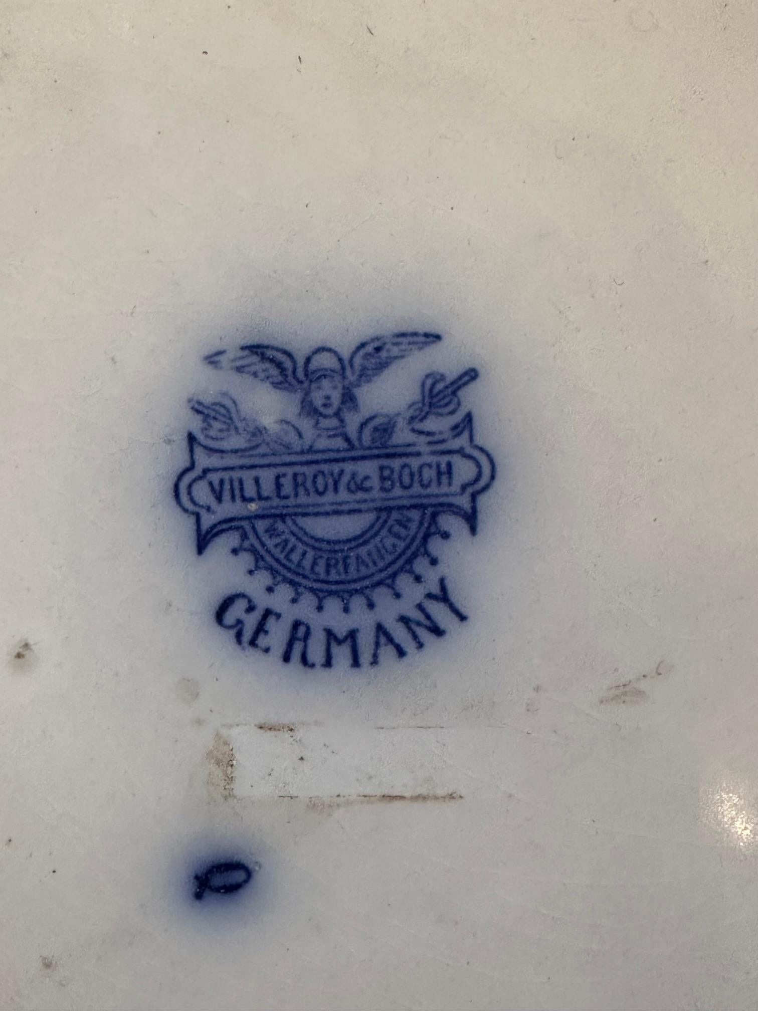 Centrotavola con ciotola in porcellana di Villeroy & Boch di dimensioni impressionanti in vendita 2