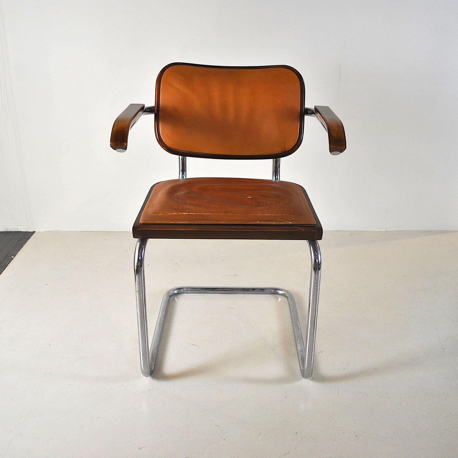 Bauhaus In a Style Marcel Breuer Chair Model Cesca