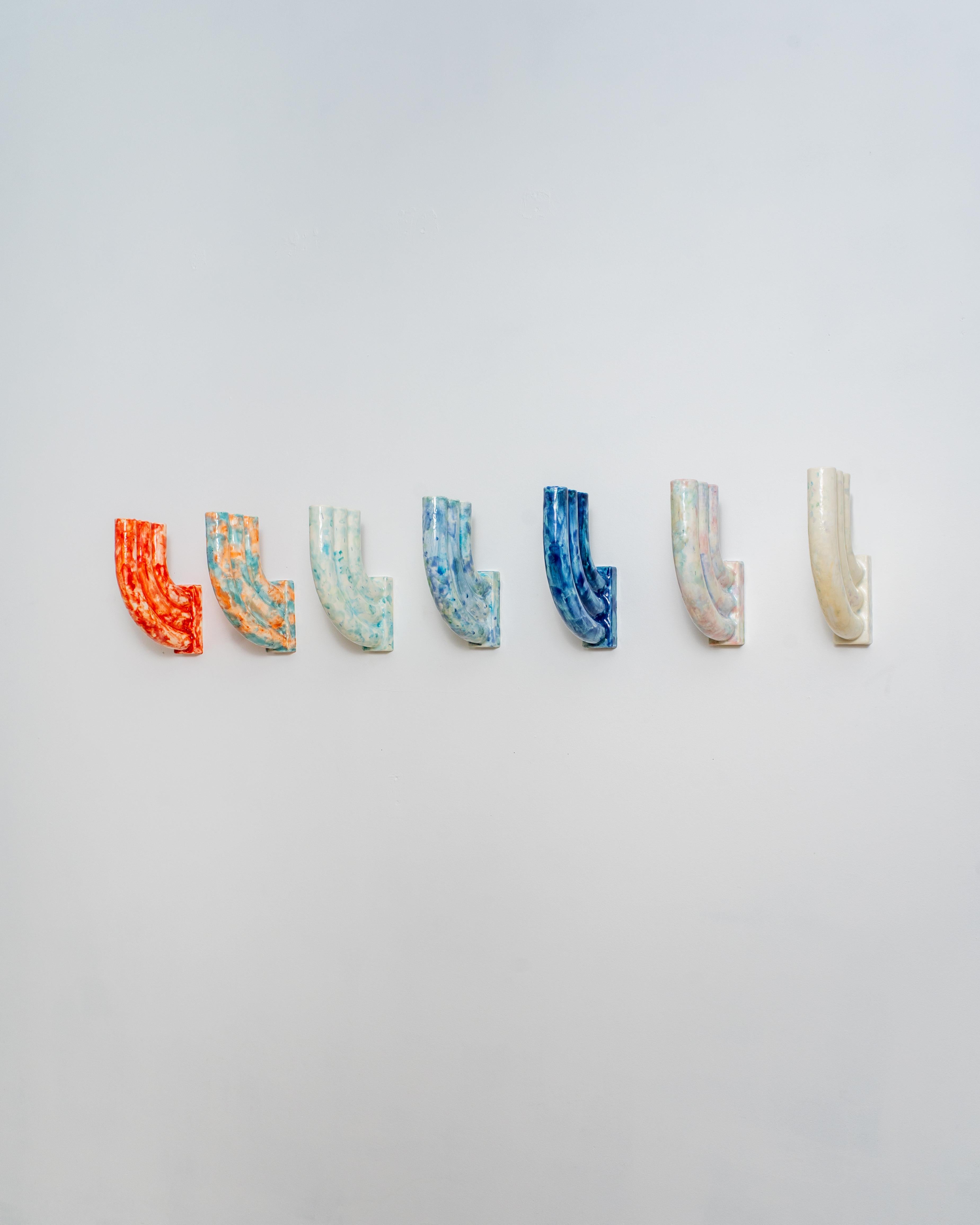 In Alto Colori Wandvase von Maxime Louis-Courcier (Französisch) im Angebot