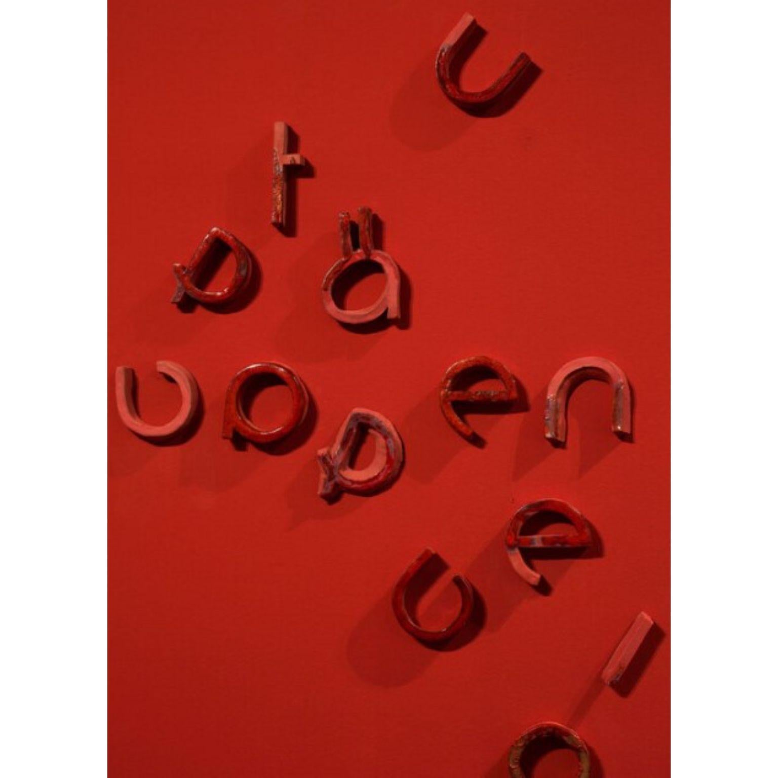 Finnish in Between Letters Large Installation by Tero Kuitunen For Sale