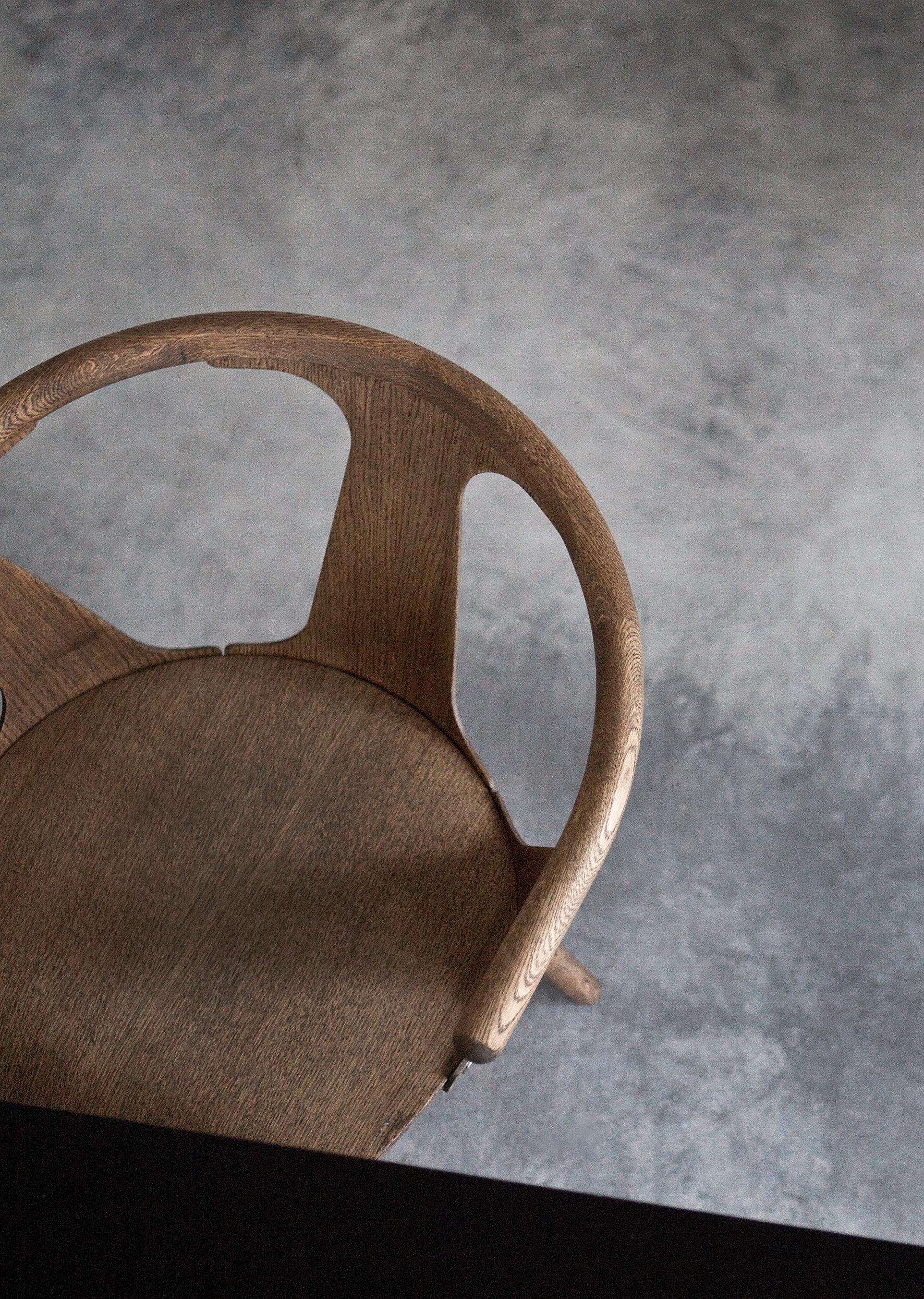 Contemporary In Between Sk1 Chair, Smoked Oiled Oak by Sami Kallio for &Tradition For Sale