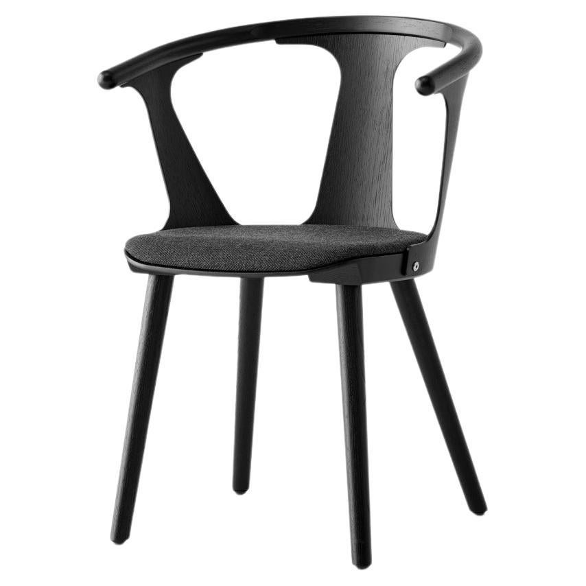 In Between Sk2 Chair, Black Lacquered Oak & Kvadrat - Fiord 191 for &Tradition