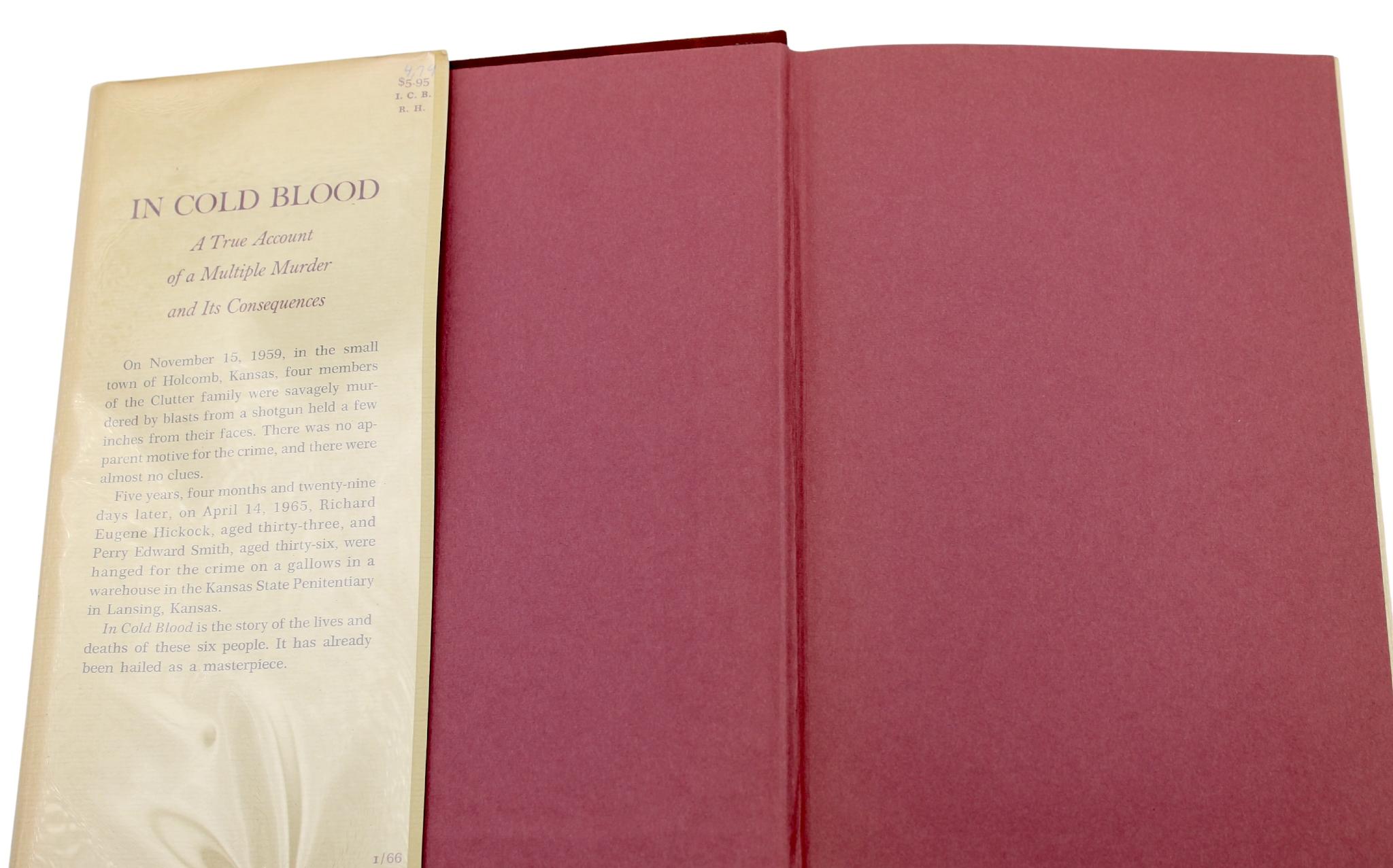 In Cold Blood by Truman Capote, First Trade Edition, 1965 4