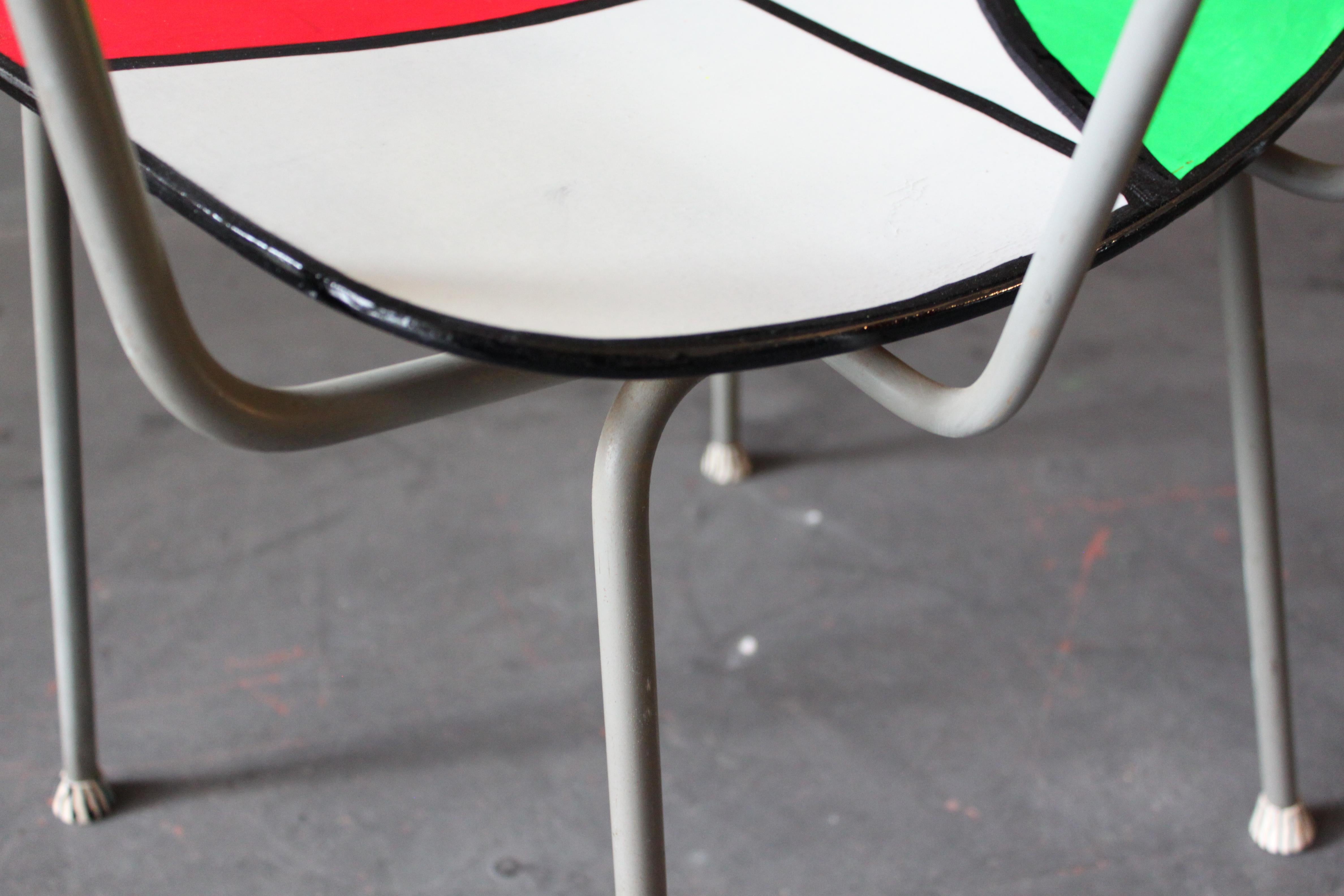 Dutch In Color We Trust Chair by Wim Rietveld/ Contemporized by Markus Friedrich Staab For Sale