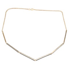 Collier « In Daylight » en or 9 carats, inspiré de Dan Flavin, édition limitée