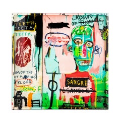 In Italian Tray by Jean-Michel Basquiat