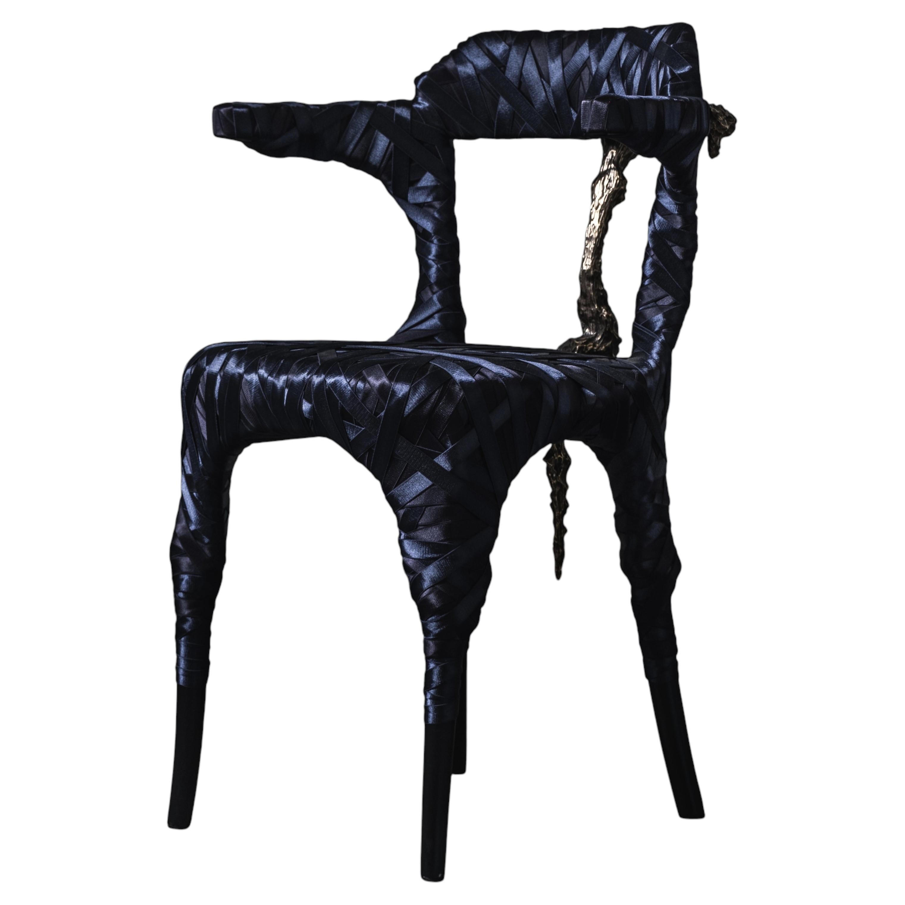 In Memoria Chair in Cast Bronze by William Guillon For Sale