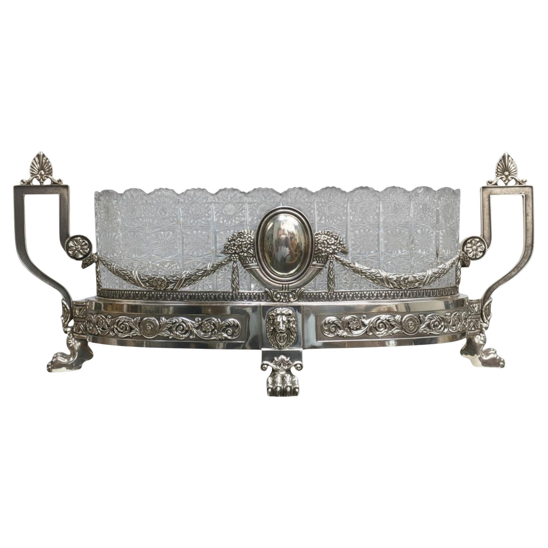 In memoria di Carl Fabergé Vaso da centro in argento 925 Centrotavola in vendita