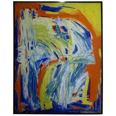 "In Motion" Colorful Abstract Painting by Bert Miripolsky