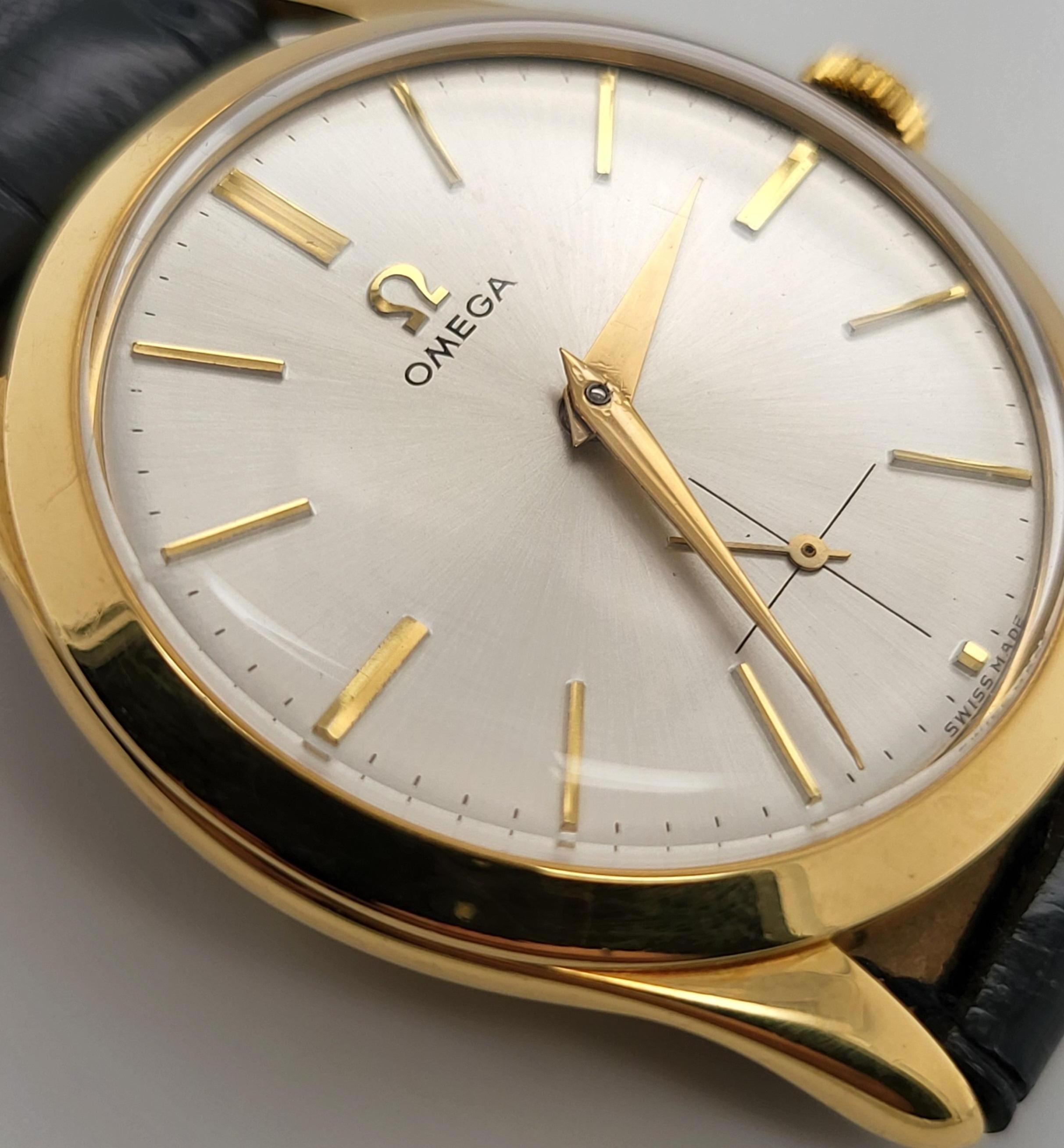 Artisan In Perfect Condition 18kt Yellow Gold Omega Reference 2619, Mechanical Movement