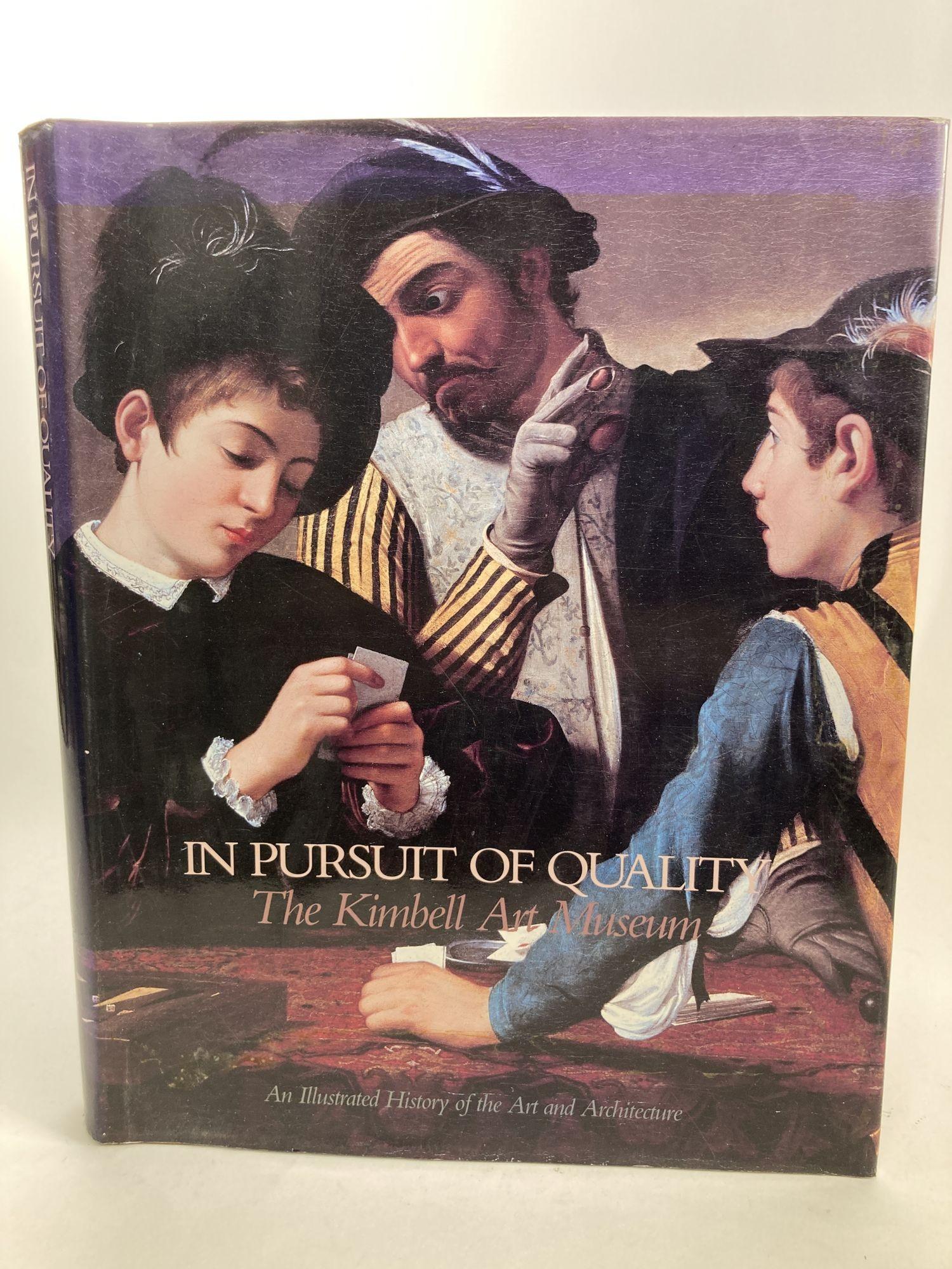 20th Century In Pursuit of Quality The Kimbell Art Museum Art and Architecture Hardcover Book For Sale