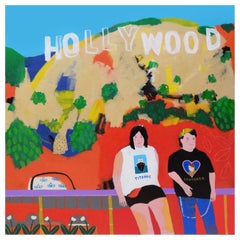 'In Search of DiCaprio' Portrait Painting by Alan Fears Hollywood