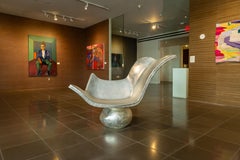 In Silvered Reverie Lounge Chair / Sculptural Seat
