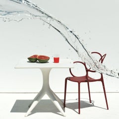 In Stock App White Outdoor Table by Driade, Ludovica e Roberto Palomba