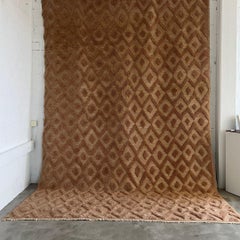En Stock Alfombra Bereber de Lana TESSERA Grande Moderna Tejida a Mano Diseño Minimalista Personalizado