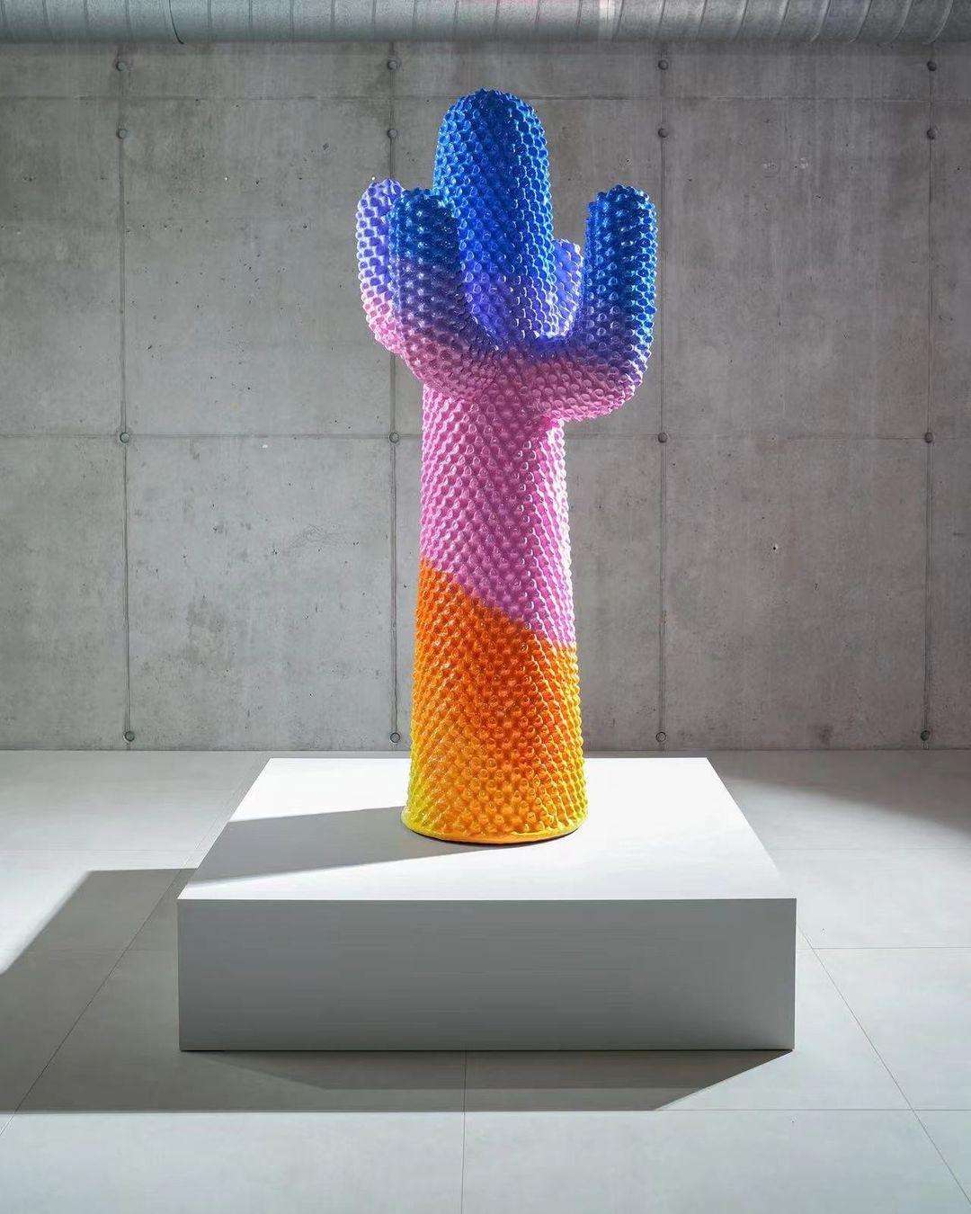 (Auf Lager) Kakteen-Skulptur Sonnenaufgang Limitierte Auflage von Gufram im Angebot 11