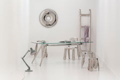 In Stock Chippensteel 0.5 Polished Stainless Steel Seating by Zieta