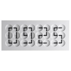 En stock Reloj 24 Blanco by Humans Since 1982, Reloj de pared