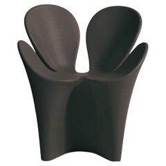 In Stock Clover Small Armchair Polyethylene Black by Driade