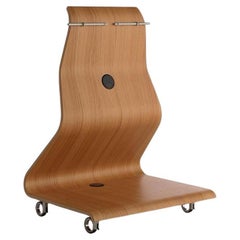 In Stock Cobra TV Stand Oak W/Multi by Casamania