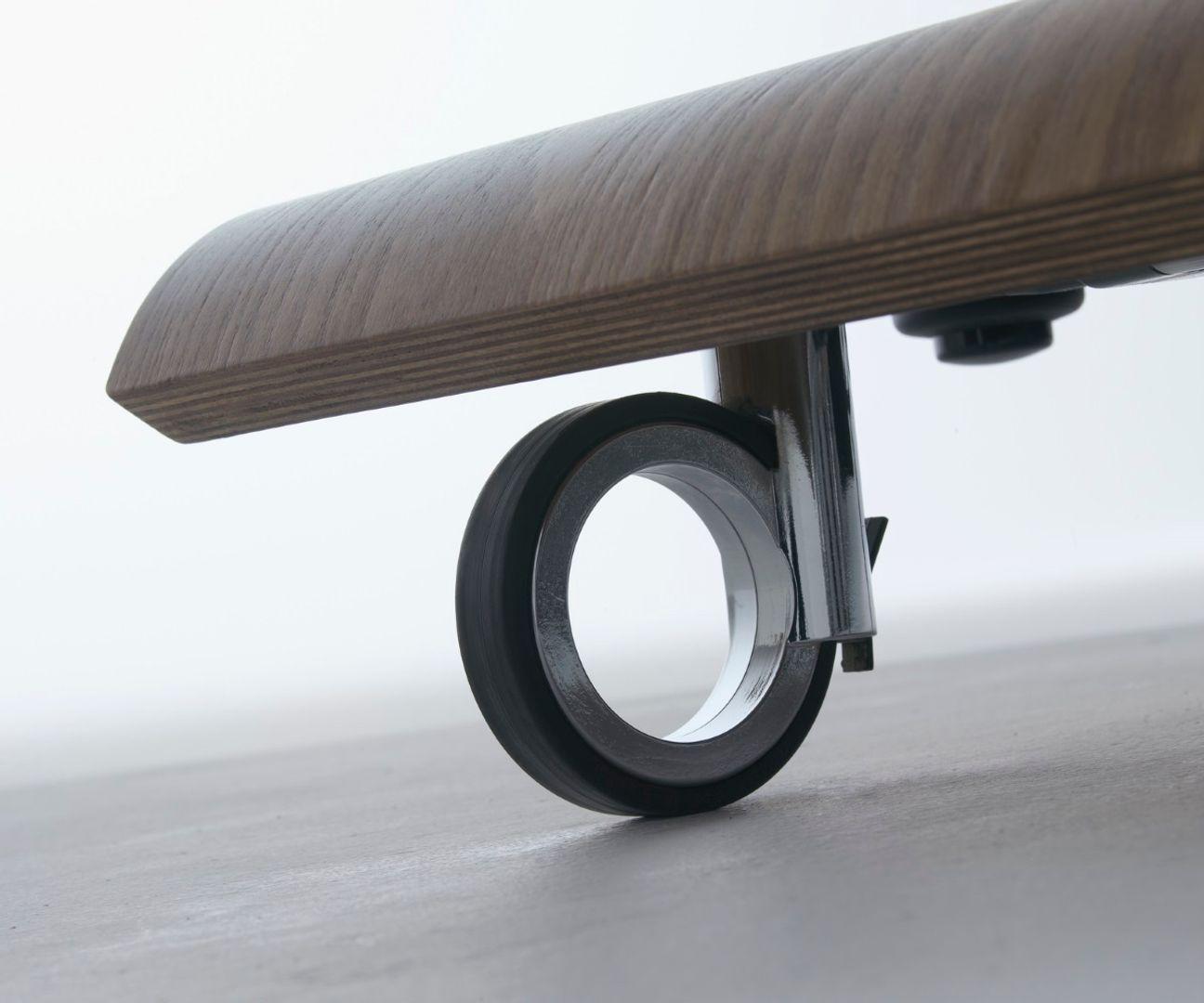 In Stock Cobra TV Stand Walnut W/Multi by Casamania For Sale 1