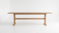 In-Stock Dining Table in French Oak, Modern Style, Het Heerenhuis, Belgium