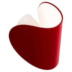 In Stock Free Shipping- Io - Wall Lamp - Red Coated Aluminum by Fontana Arte
