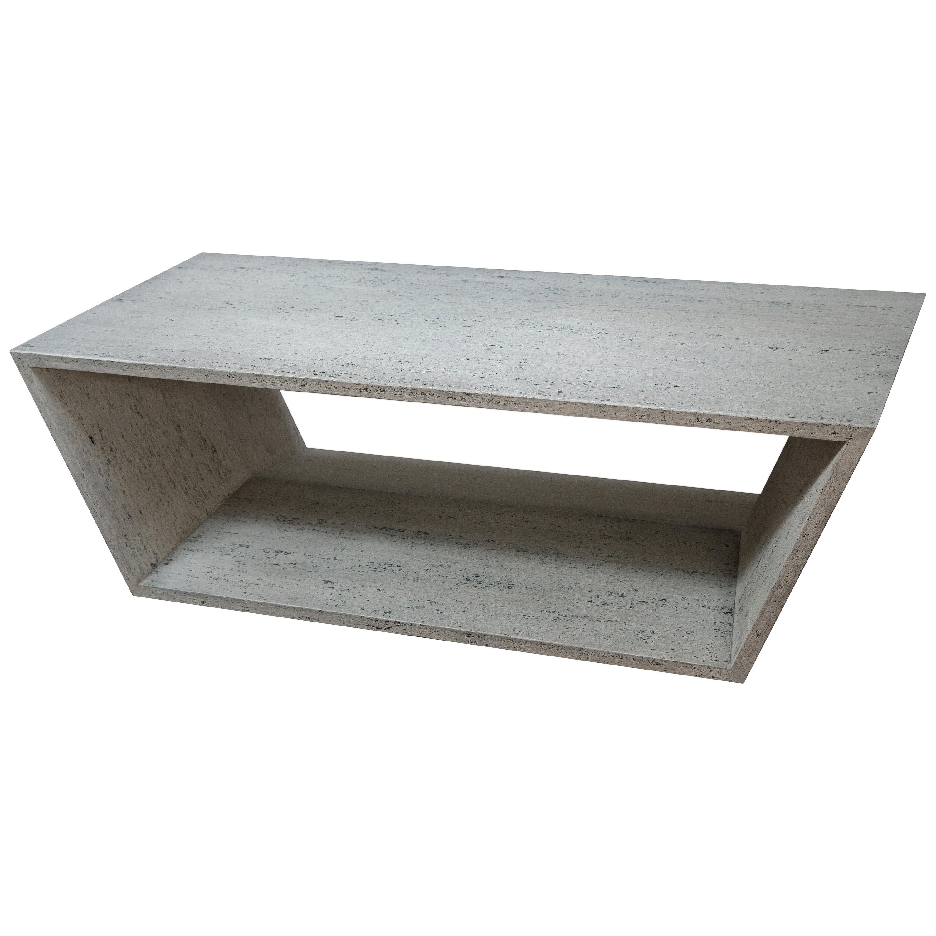 Grauer Struttura-Couchtisch von May Furniture Maykume aus Holz, SCHLUSSVERKAUF IN AUSVERKAUF im Angebot