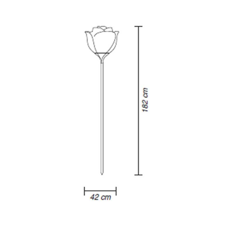 In Stock in Los Angeles

Ornamental stylized lamp with a rose profile that can take several forms: floor lamp available in two heights, elegant table lamp, ceiling lamp, wall lamps and outdoor lamp in waterproof and garden version, where its