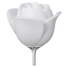 In Stock in Los Angeles, Baby Love White Rose Outdoor Small Garden Floor Lamp