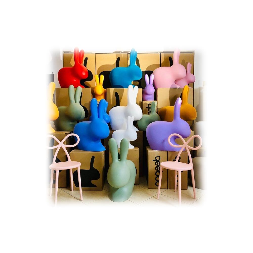 Plastic In Stock in Los Angeles, Balsam Green Baby Rabbit Chair by Stefano Giovannoni
