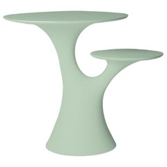 In Stock in Los Angeles, Balsam Green Rabbit Children Table, Made in Italy