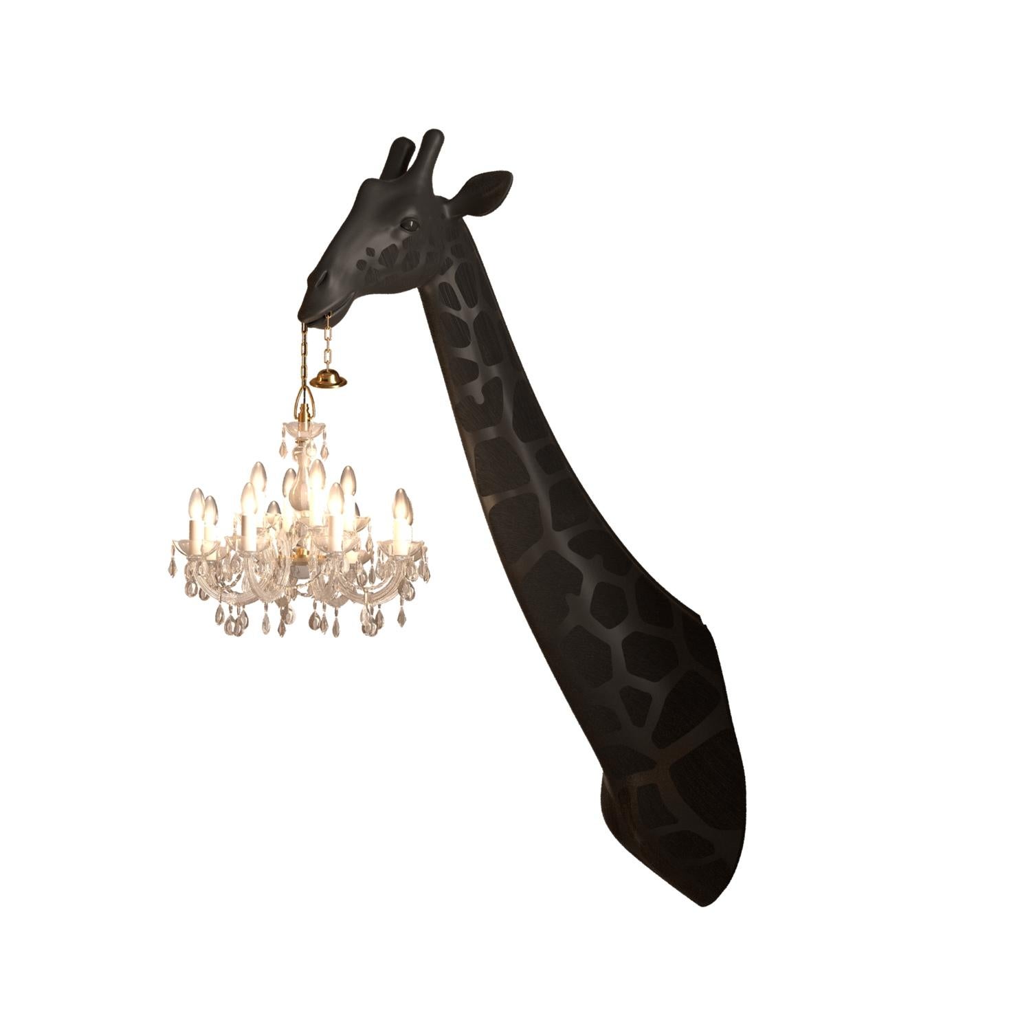 Italian In Stock in Los Angeles, Black Giraffe Wall Lamp, Marie-Thérèse Chandelier
