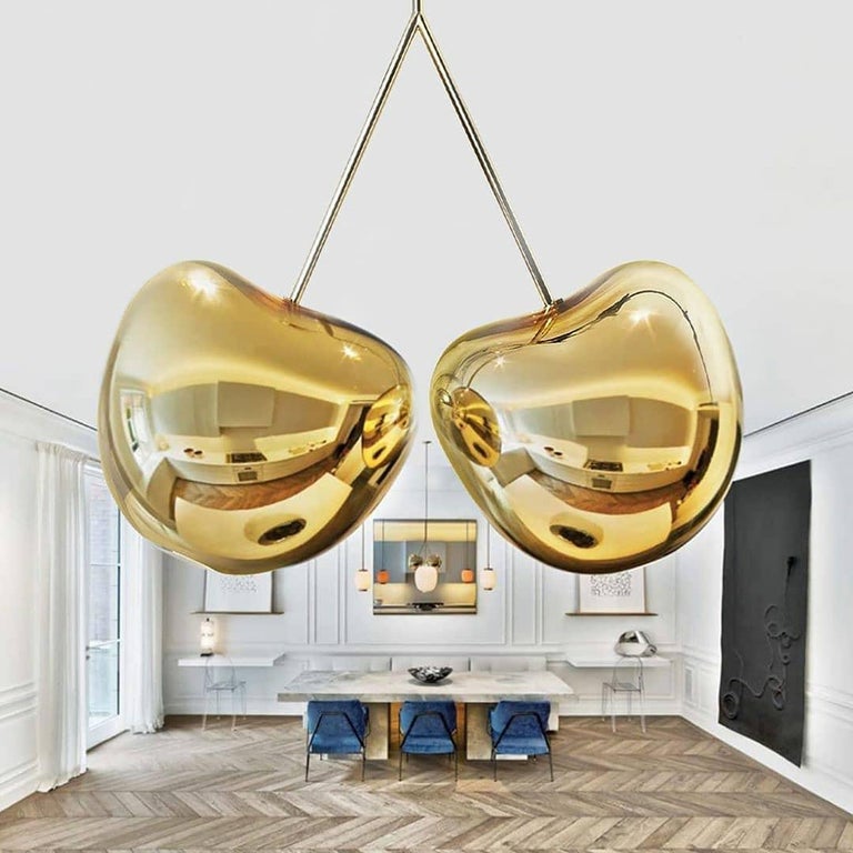 In Stock in Los Angeles, Gold Cherry Lamp Designed by Nika Zupanc, Made in  Italy at 1stDibs | nika zupanc cherry lamp