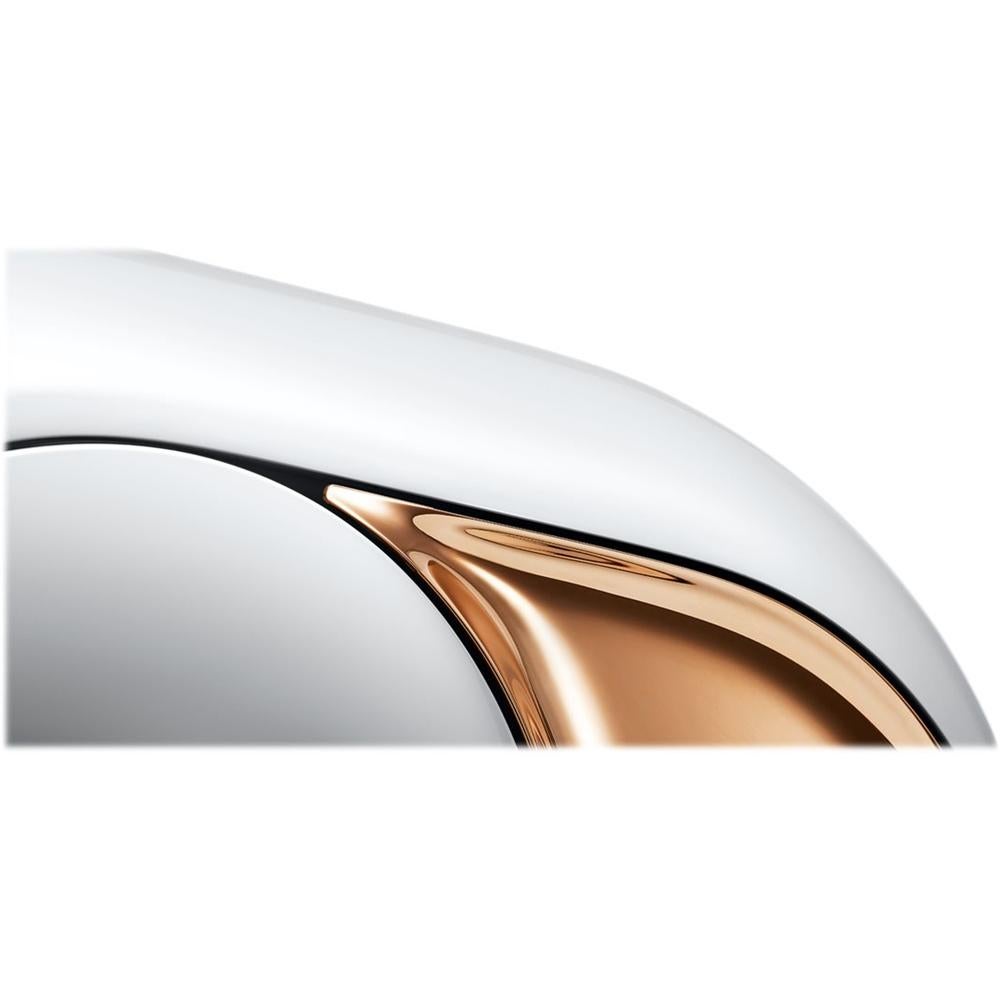 In stock in Los Angeles, gold Phantom Devialet wireless speakers

Enjoy outstanding sound clarity with this gold Devialet Phantom speaker. The Bluetooth and Wi-Fi connectivity let you play music wirelessly from external devices, while the