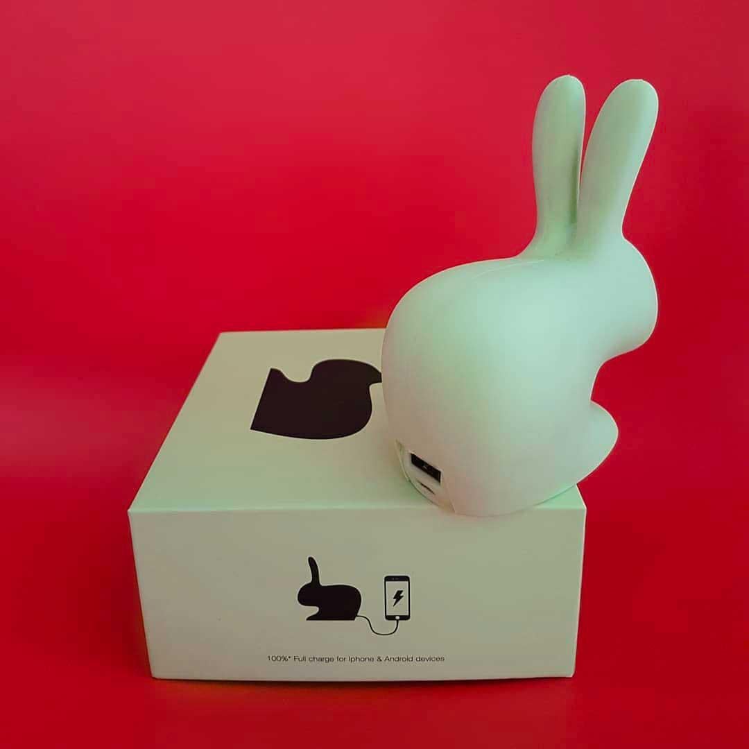 Italian In Stock in Los Angeles, Green Rabbit Mini Portable Charger For Sale
