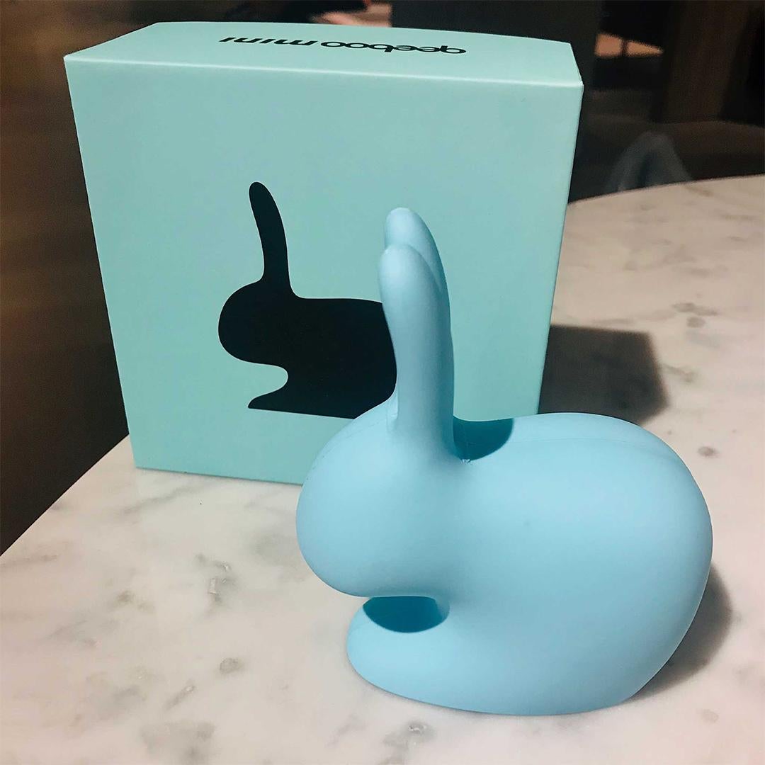 Rabbit mini power bank battery charger
In stock in Los Angeles

Power bank. You can carry Rabbit MINI in your bag as an external battery for your smartphone or any other device.

Made in Italy:
Made in Italy furniture means design, quality,