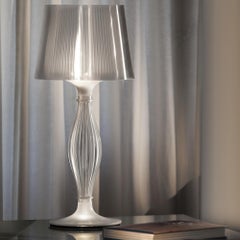 In Stock in Los Angeles, Liza Clear Table Lamp, Made in Italy