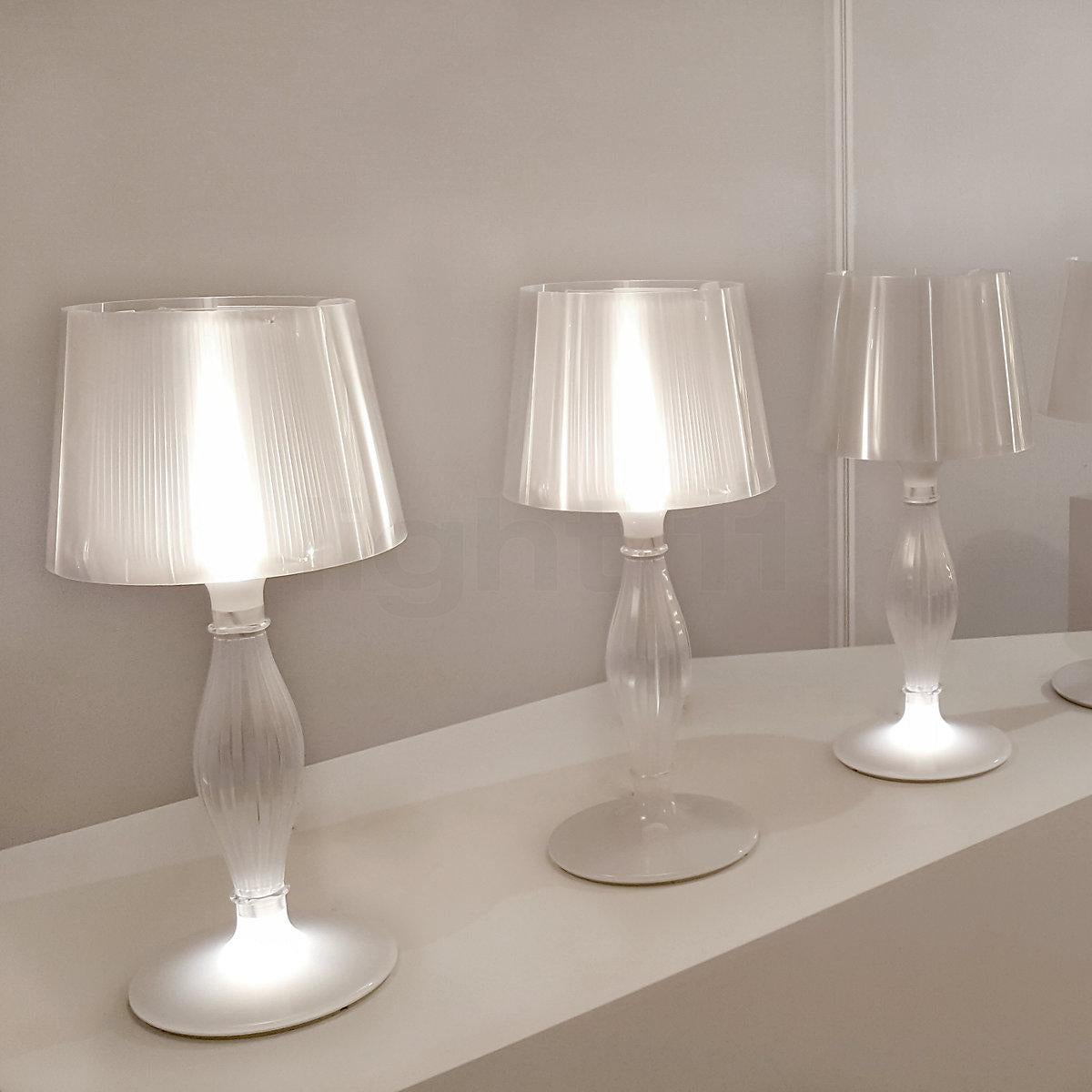 Italian In Stock in Los Angeles, Liza Clear Table Lamp, Made in Italy