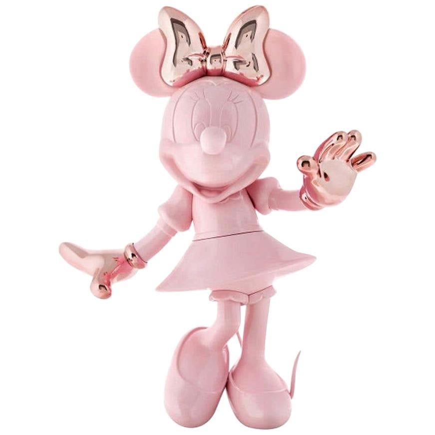 Minnie Mouse Pink / Rose Gold Glossy Pop Figurine