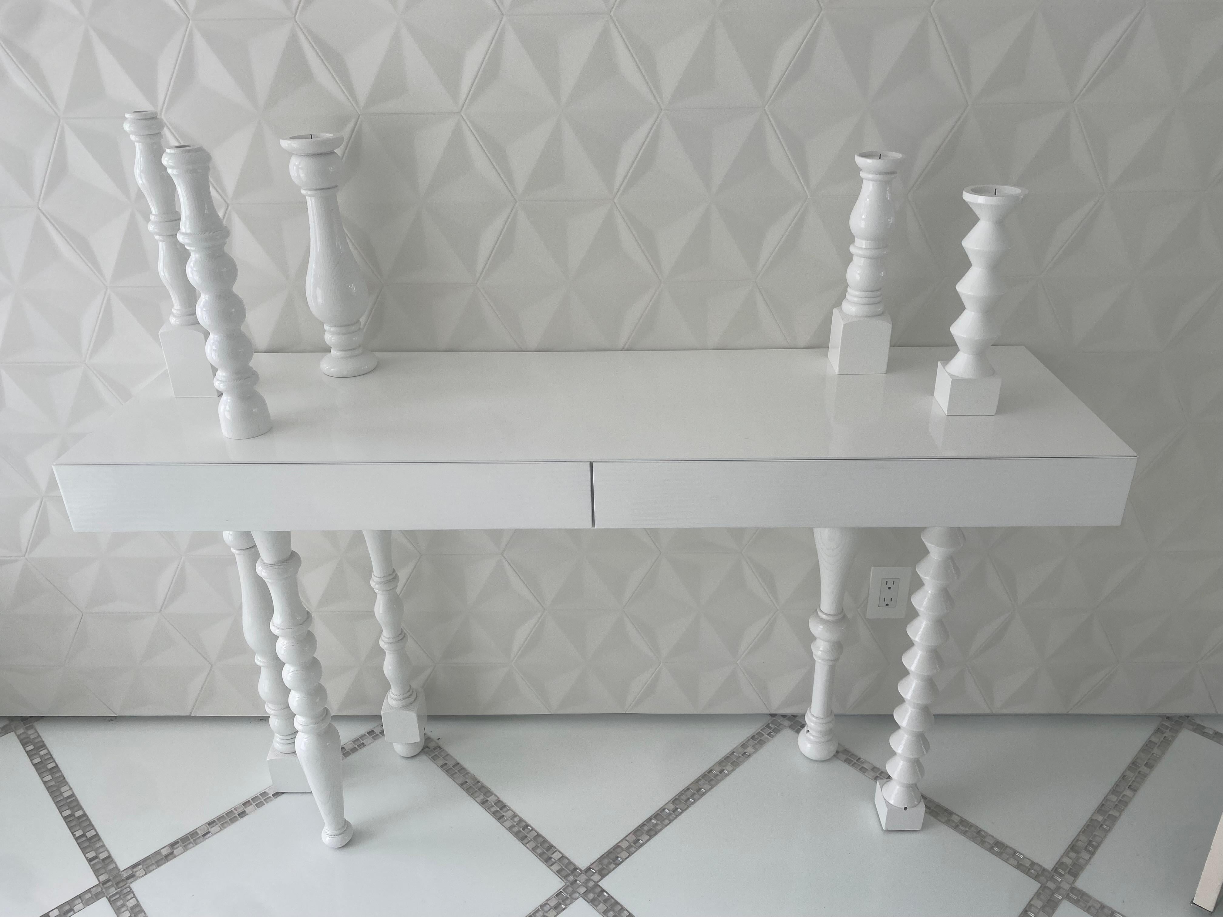 Italian In Stock in Los Angeles, Mogg Bugie White Console by Annebet Philps