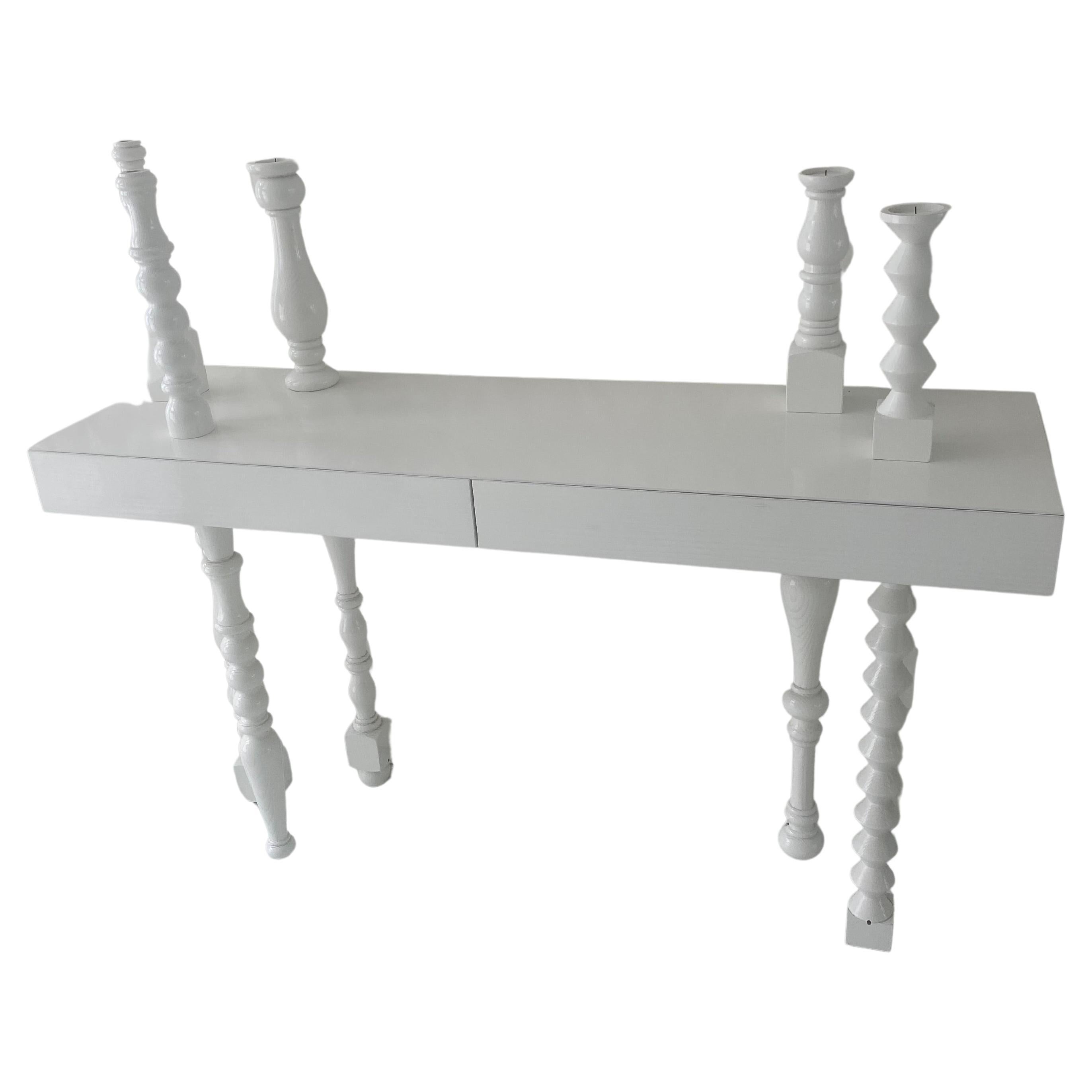 In Stock in Los Angeles, Mogg Bugie White Console by Annebet Philps