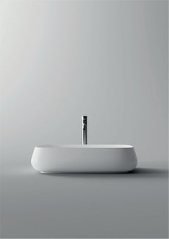 In Stock in Los Angeles, Porcelain Nur Washbasin, by Massimiliano Bracon