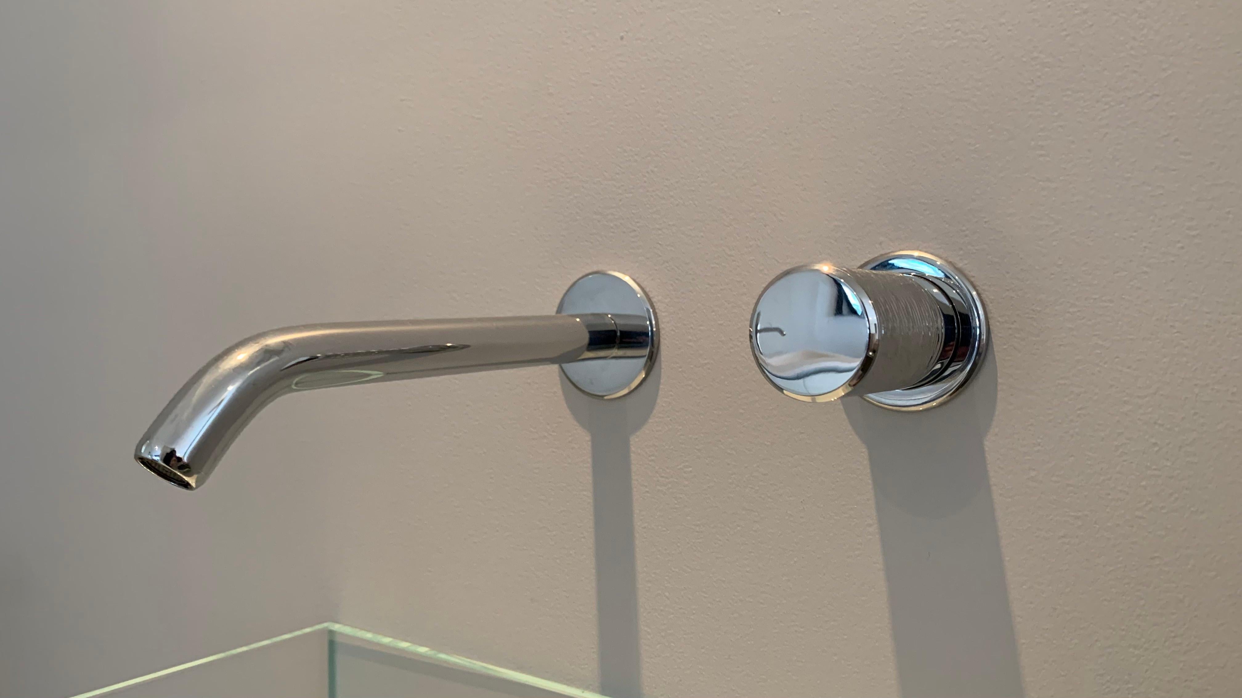 Modern In Stock in Los Angeles, Portofino Wall Chrome Concealed Single Lever Basin