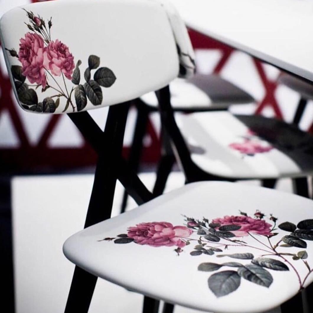 Modern In Stock in Los Angeles, Set of 2 Flower Dining Chair by Nika Zupanc