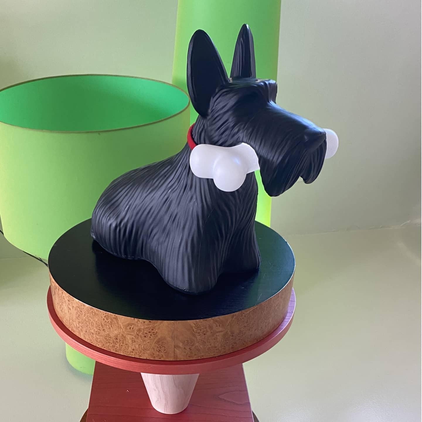 Contemporary In Stock in Los Angeles, Set of 2 Scottie Dogs LED Lamp, by Stefano Giovannoni