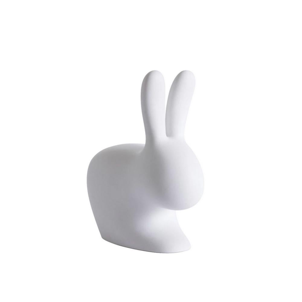 Plastic Set of White Rabbit Chairs & Table, Stefano Giovannoni For Sale
