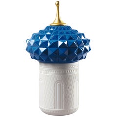 In Stock in Los Angeles, South Tower Scented Candle 1001 Lights Blue